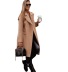 solid color simple long-sleeved double-breasted woolen coat NSYF138766