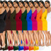 Solid Color Single Sleeve Slant Collar prom Dress NSXYZ138807