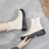 solid color thick bottom mid tube boots NSYBJ138814