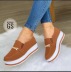 thick bottom chain decor loafers NSYBJ138824