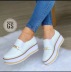thick bottom chain decor loafers NSYBJ138824