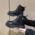 Thick-soled lace up boots NSYBJ138877