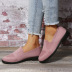zapatos sin cordones de fondo suave, transpirables y huecos de color sólido NSYBJ138878