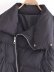 casual diagonal zipper long sleeve cotton jacket NSAM138898