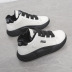 zapatillas deportivas con cordones y velcro de terciopelo de algodón NSYBJ138919