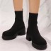 woven mesh low-heeled short tube boots NSYBJ138920