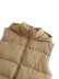 chaleco acolchado de algodón con capucha en color liso NSAM138942