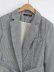 chaqueta de traje de manga larga con cordones y pata de gallo NSAM138956