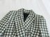 lapel long sleeve plaid Double Breasted Blazer NSAM138973