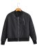 solid color full zipper long sleeve ball jacket NSAM138975