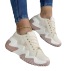 zapatos con cordones y suela gruesa con costuras de color NSYBJ138995