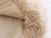 solid color faux fur long sleeve coat NSAM139005