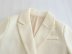 solid color lapel long sleeve woolen coat NSAM139007