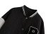 single-breasted long sleeve stitching ball jacket NSAM139057