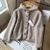 windproof fleece casual long velvet loose long sleeve hooded jacket NSAM139064