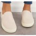 zapatos sin cordones de malla de tacón bajo simple de color sólido NSYBJ138085
