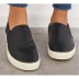 zapatos sin cordones de malla de tacón bajo simple de color sólido NSYBJ138085