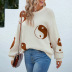 round neck Tai Chi pattern jacquard long sleeve sweater NSMMY138111