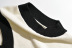 Chaleco estilo jersey holgado con cuello en V retro de punto empalmado NSZQW138122