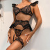 embroidery metal chain lace embroidery 7-piece underwear set NSMXF138157
