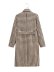 checked pattern double-breasted long coat NSAM139072