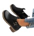 low-heeled belt buckle short boots NSYBJ139083