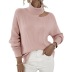 solid color lapel hollow single shoulder sweater NSMMY139091