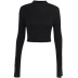 solid color basic turtleneck slim long-sleeved bottoming sweater NSAFS139151
