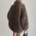 Lamb wool turtleneck pullover warm long-sleeved sweater NSAFS139155