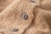 Cárdigan de punto delgado de manga larga con cuello en V y botonadura sencilla en color liso NSXDX139168