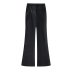 Chaqueta y pantalón de traje de piel sintética de color liso NSYXB139180