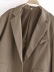 chaqueta de traje holgada de manga larga con bolsillo triangular en color liso NSYXB139185