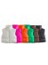 Chaleco corto de algodón acolchado con cremallera y cuello subido multicolor NSYXB139186