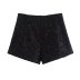 high waist beaded velvet short shorts NSYXB139193