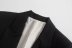 chaqueta de traje de manga larga de color liso NSYXB139195