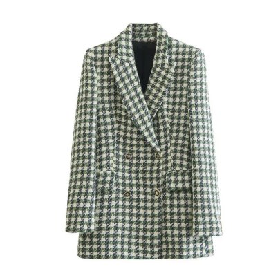 Lapel Long Sleeve Woolen Texture Suit Jacket NSYXB139187