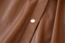 solid color Lapel Belt Ruffled PU Dress NSYXB139197