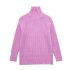 solid color long-sleeved half-high collar sweater NSYXB139204