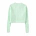 long sleeve round neck casual eight-strand solid color sweater NSYXB139214