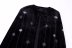 chaqueta de terciopelo de color sólido casual suelta de manga larga bordada NSYXB139218