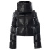 chaqueta cálida de algodón con pechera gruesa con botones a presión en color liso NSSWF139253