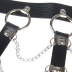 punk style tie belt multi-layer tassel strap body chain NSOYM139270