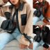 stitching warm long-sleeved solid color leather wool jacket NSYDL139389