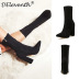 pointed toe thick high heel boots NSZLX138213