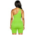 solid color one-shoulder slim-fit hip-lifting jumpsuit NSLJ138367