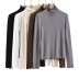 solid color high-necked long-sleeved bottoming T-shirt NSZQW138464