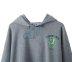 printed loose hooded long  sleeve sweatshirt NSAM139691