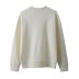 round neck long sleeve loose cat printing sweatshirt NSAM139693