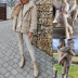 warm lapel long-sleeved loose solid color plush coat NSONF139711