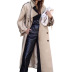 long-sleeved casual lapel loose solid color windbreaker jacket NSONF139737
